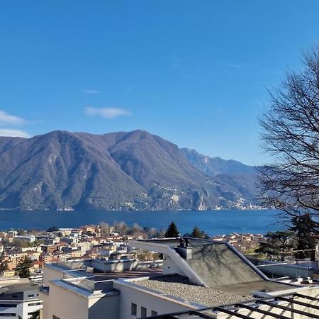 Lugano Lakeview Apartment Private Parking & Self Check-In Exterior foto